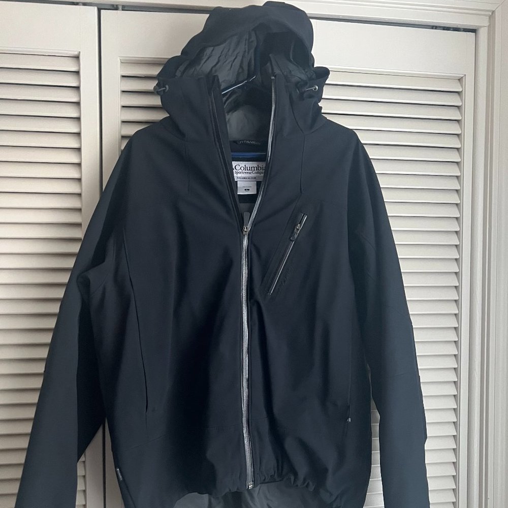 Columbia Omni-tech Titanium Hooded Coat Men Large